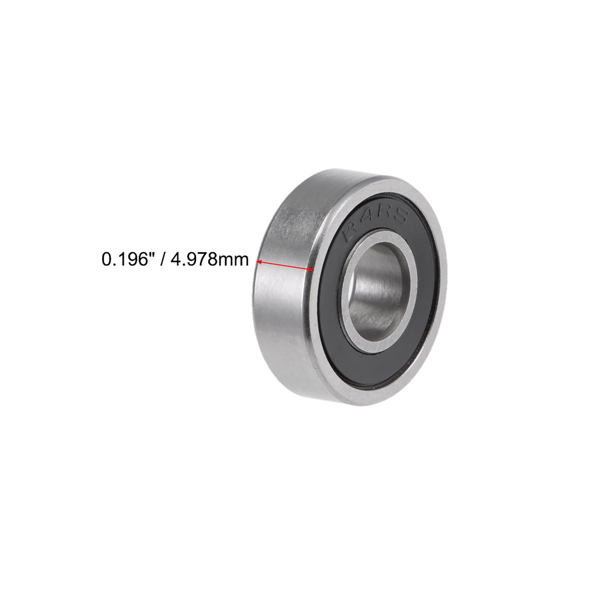 196 4 Piece 4 x Forally Ball Bearing R3-2rs 3/16x1/2x0 196 4 Piece 4 x Forally Ball Bearing R3-2rs 3/16x1/2x0